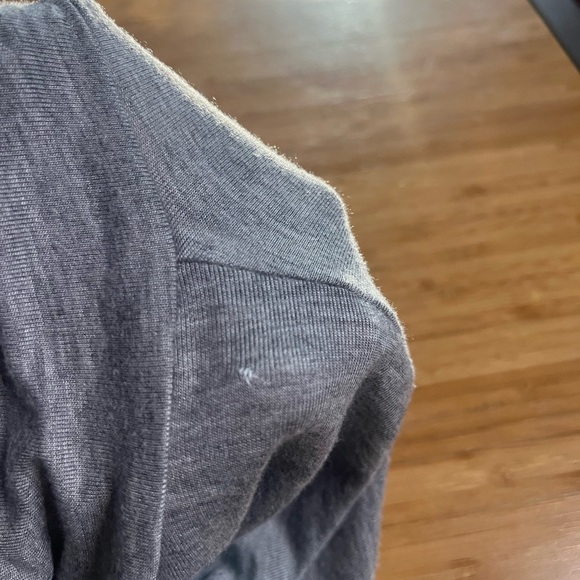 GUC Veronica Beard- Manda Jersey Heather Grey Dress. Size L - Picture 7 of 8